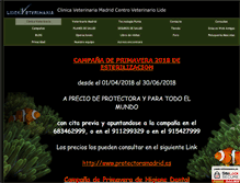 Tablet Screenshot of lider-veterinaria.es